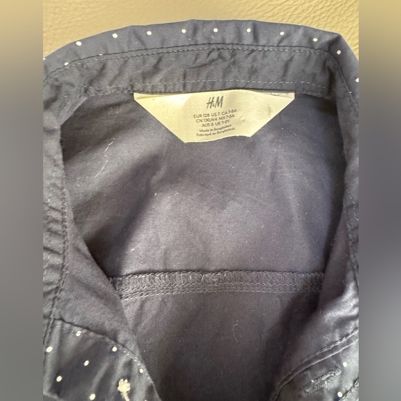 H&M boy shirt sz 7 - Picture 2 of 5
